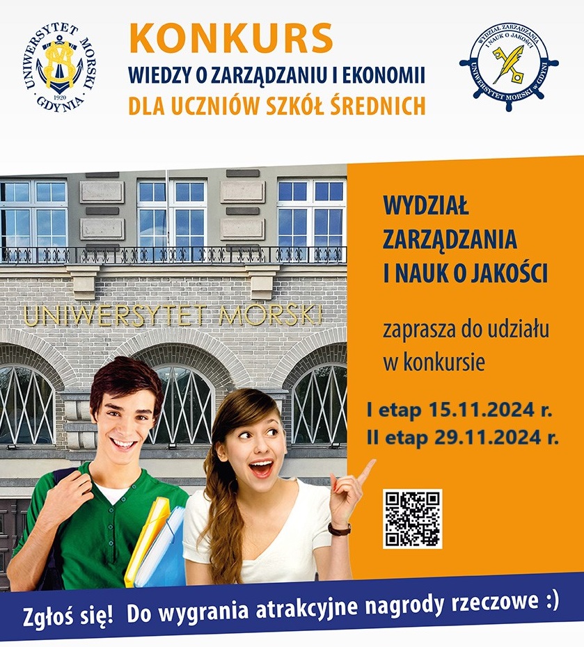 plakat konkurs wiedzy o zarzadzaniu UM Gdynia
